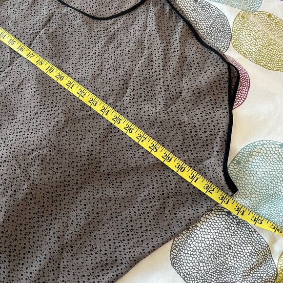 Windsor Sheer 100% Silk Brown with Black Speckle Size 44 - Picture 9 of 10